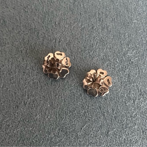 Tiffany Crown of Hearts Earrings - Picture 3 of 3